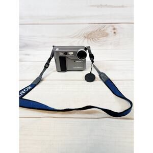 Sony Digital Camera Mavica MVC-FD73 0.4MP Silver Untested No Battery